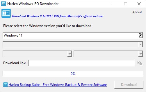 Hasleo Windows ISO Downloader 